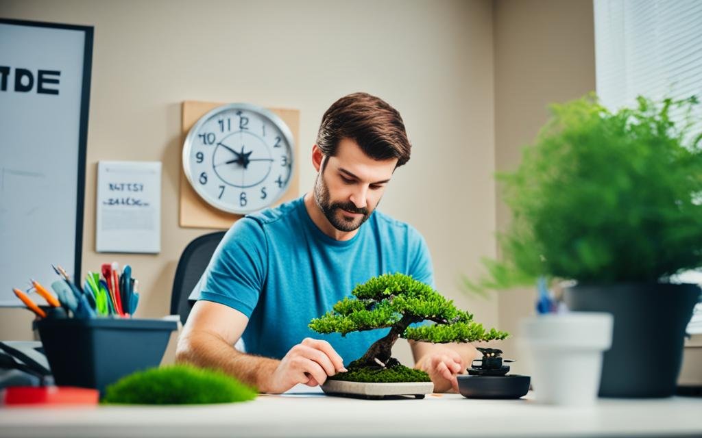 Bonsai care routine