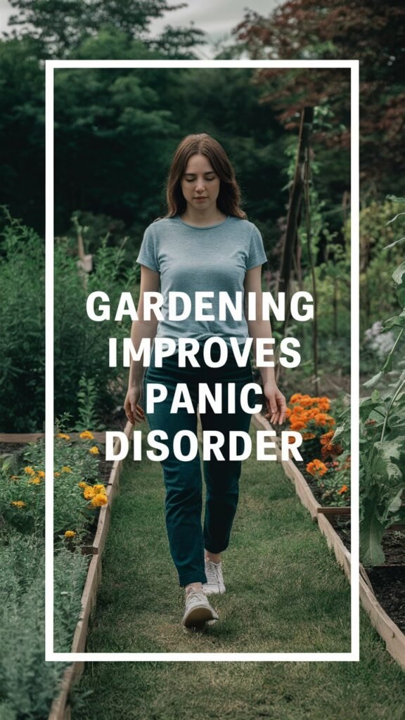 Gardening improves panic disorder