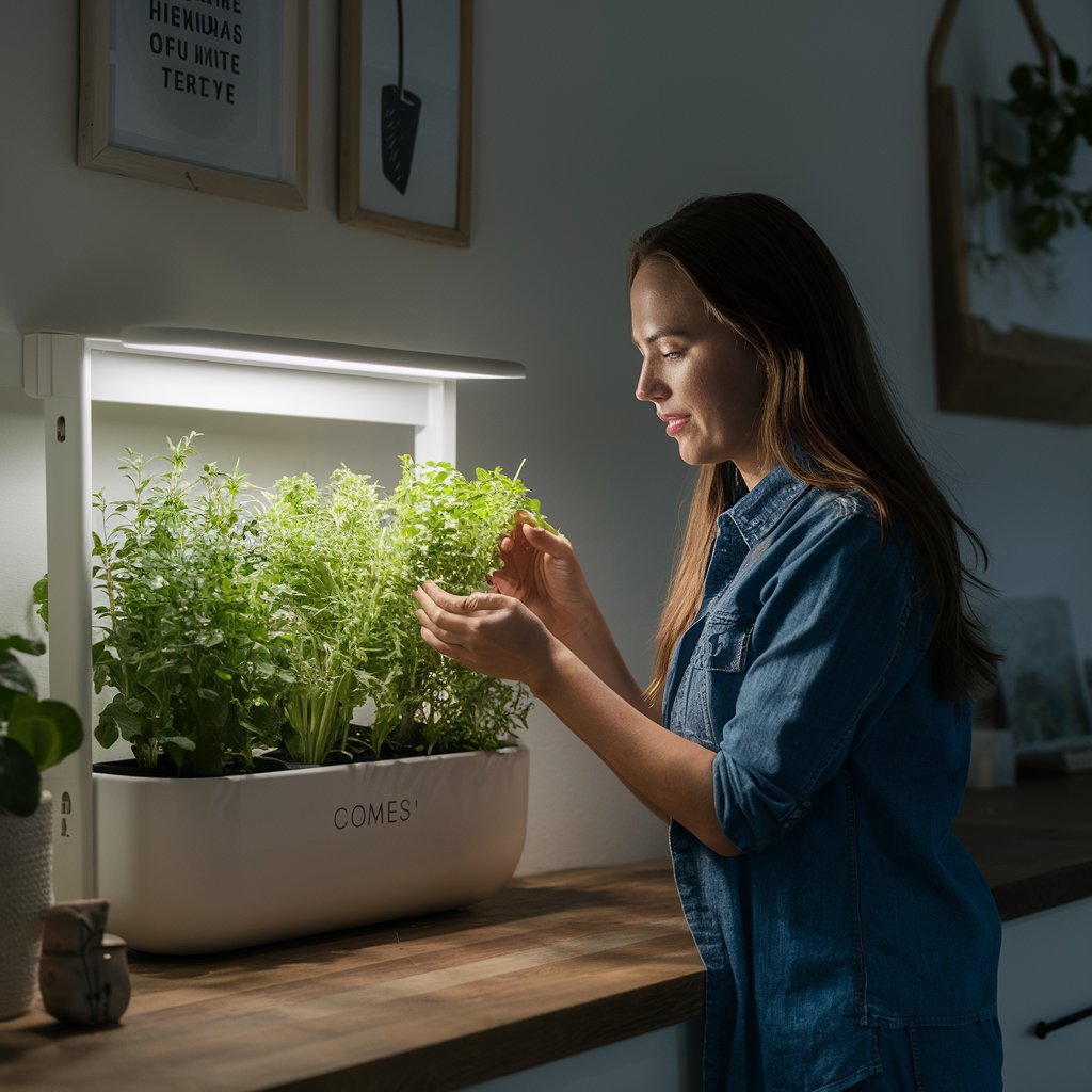 Growing herbs indoors