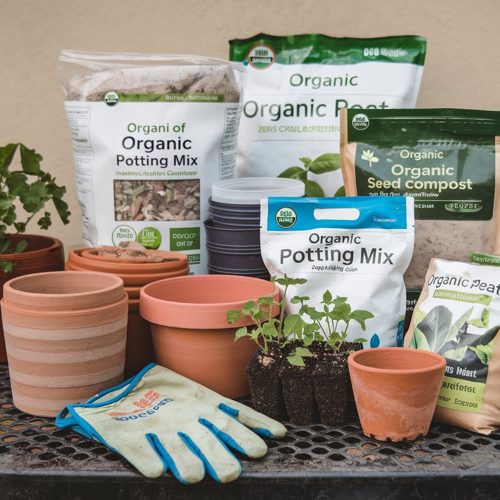 Organic seed starting supplies