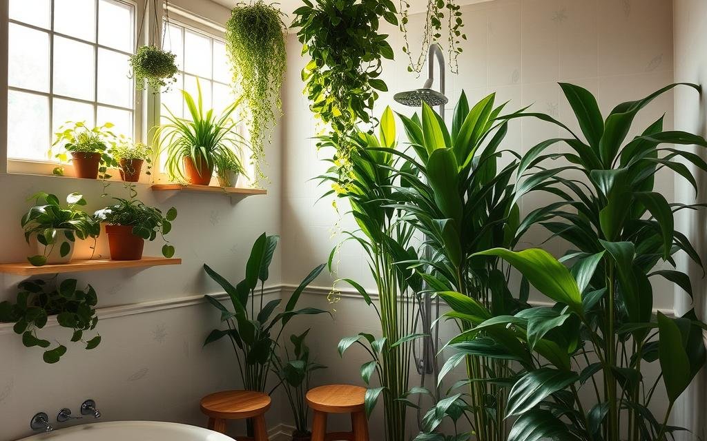 Transform Bathroom with Plants