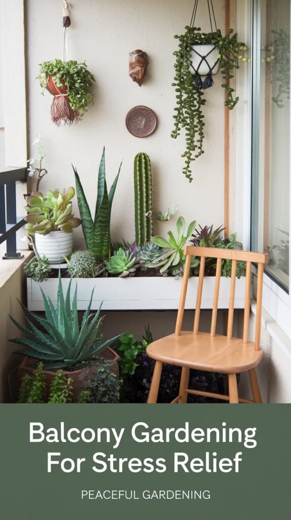 Balcony Gardening for Stress Relief