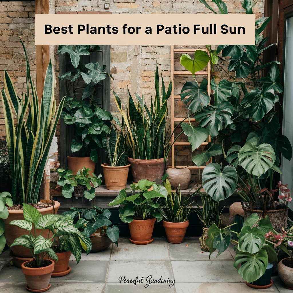 Best plants for a patio full sun