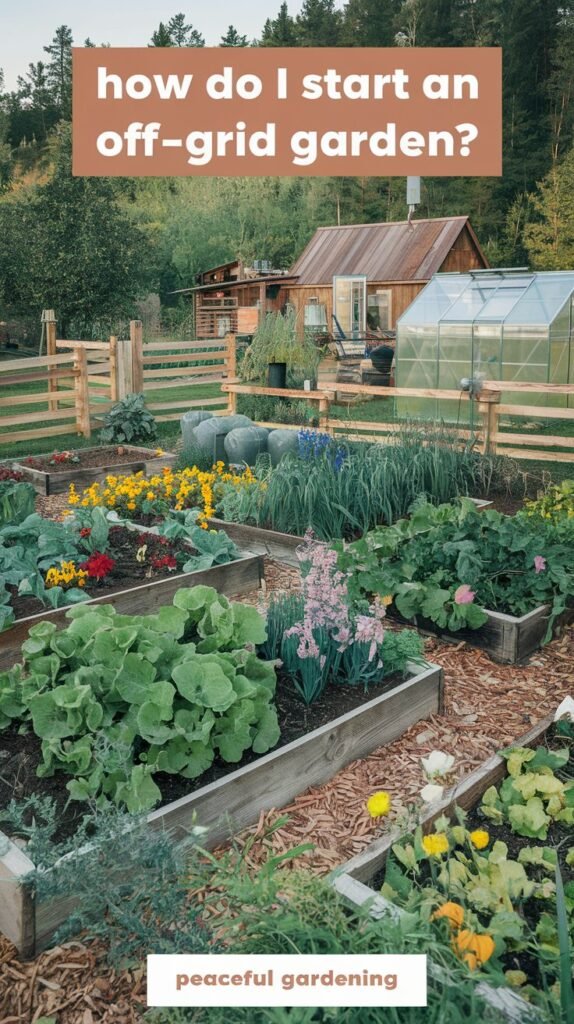 How Do I Start An Off-grid Garden?