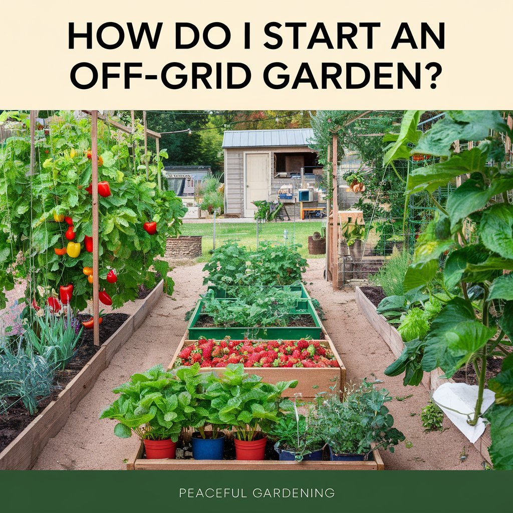 How Do I Start An Off-grid Garden?