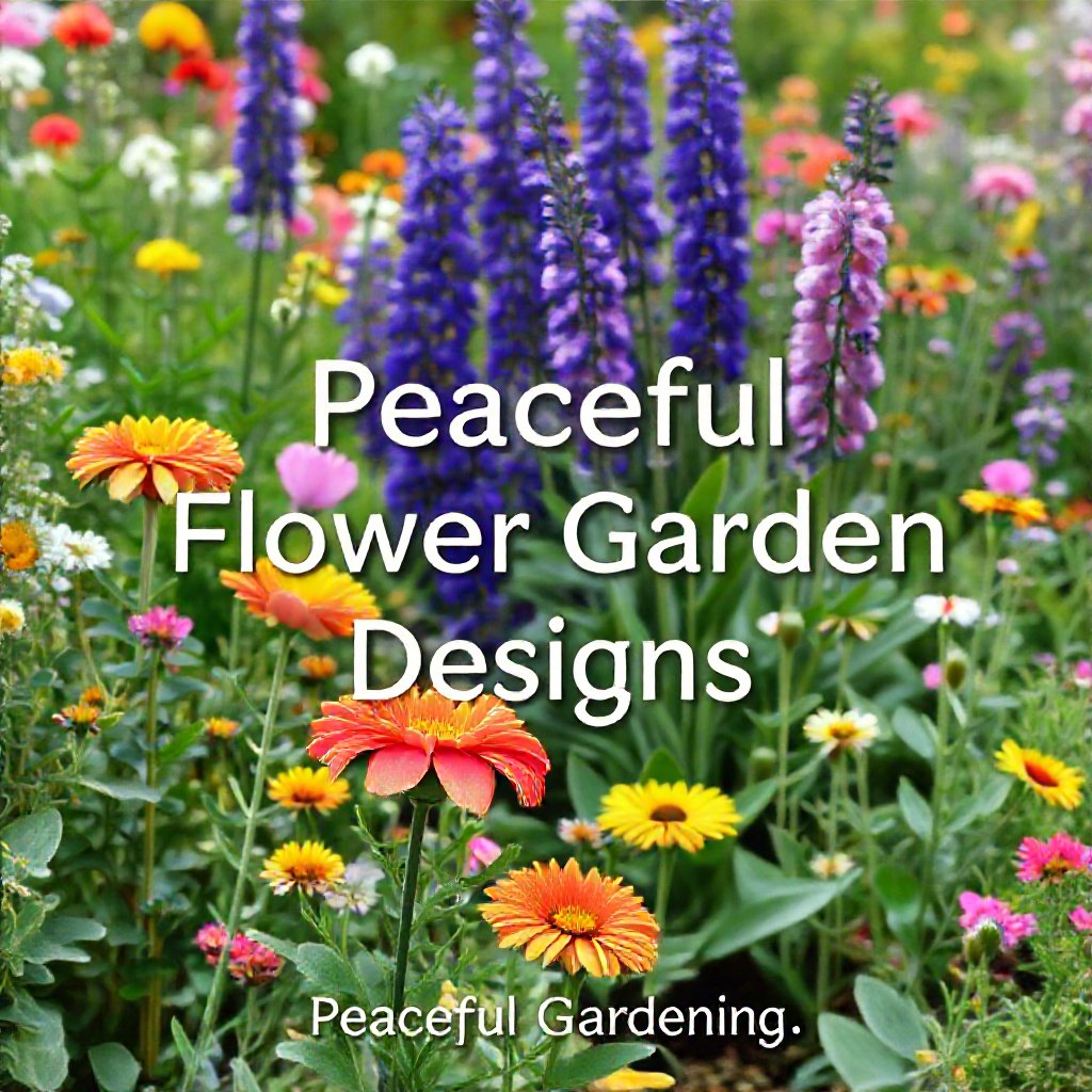 Peaceful Flower Garden Designs