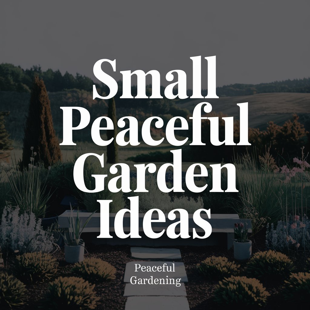 Small Peaceful Garden Ideas