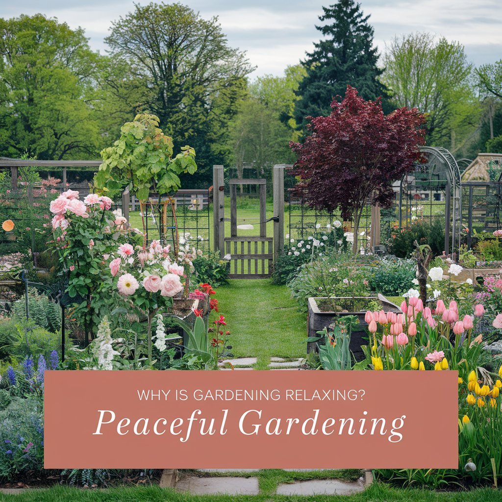 Why is gardening relaxing?