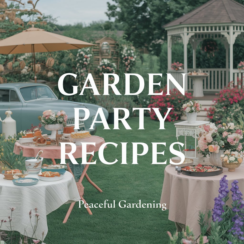 garden party recipes