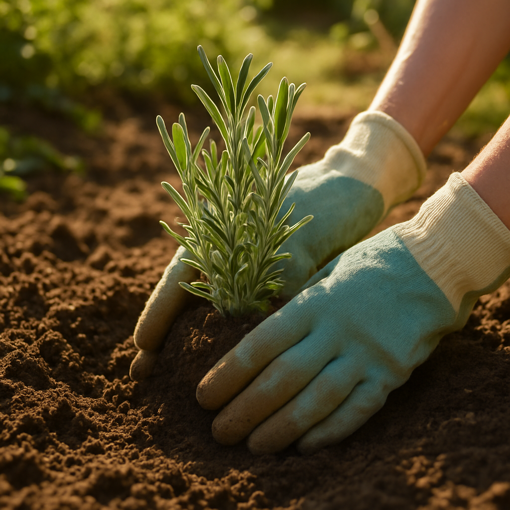 Planting Lavender
