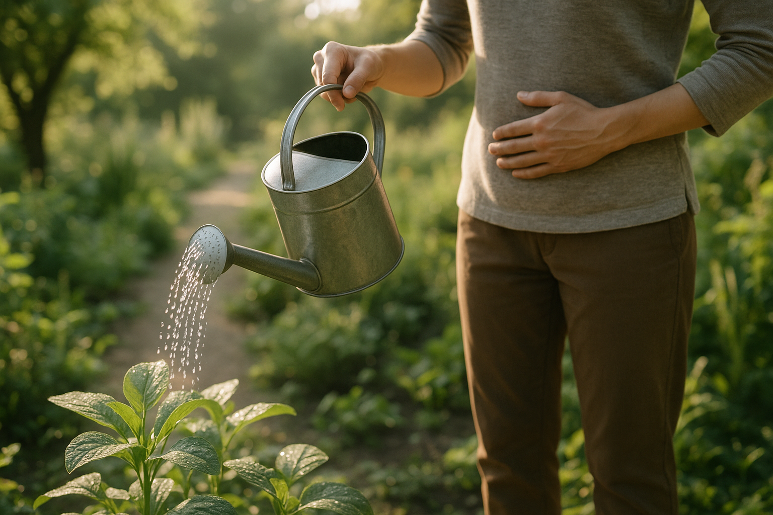 Mindful Watering Technique